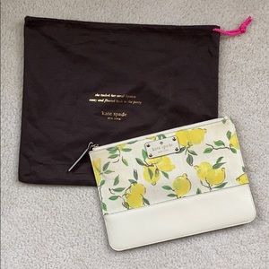 Kate Spade Lemon clutch